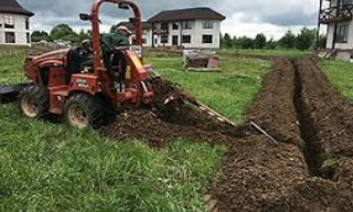 Копка траншей для водопровода в Киржаче: цена за метр от 918 руб.