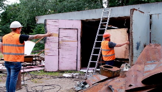 Демонтаж гаражей в Киржаче, цена от 1733 руб. – услуги под ключ от 2Землекопа-Крж