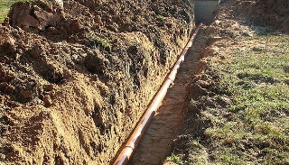 Копка траншей для водопровода в Киржаче: цена за метр от 918 руб.